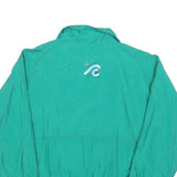 ROSSIGNOL Mens Green Nylon Jacket M Plain Zip Casual Sportswear