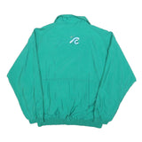 ROSSIGNOL Mens Green Nylon Jacket M Plain Zip Casual Sportswear