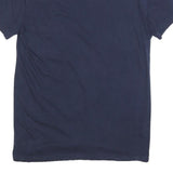 LACOSTE Mens Navy Blue Classic T-Shirt S Short Sleeve Crew Neck Cotton Blend