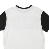 GUESS Womens White & Black Los Angeles Graphic T-Shirt 2XL Short Sleeve Crew
