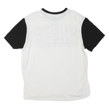 GUESS Womens White & Black Los Angeles Graphic T-Shirt 2XL Short Sleeve Crew