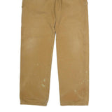 DICKIES Mens Jeans Beige Regular Straight Denim W34 L33 Workwear Utility Pants