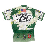 FASHIONBIKE Mens Green White Graphic T-Shirt L Short Sleeve Crew Neck Cycling