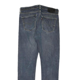 LEVI'S Mens Slim Blue Denim Classic Jeans Cotton Blend W32 L30 Zip