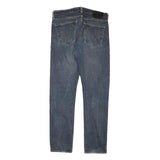 LEVI'S Mens Slim Blue Denim Classic Jeans Cotton Blend W32 L30 Zip
