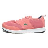 LACOSTE Womens Light Pink Casual Trainers Synthetic UK 7 Comfortable Stylish