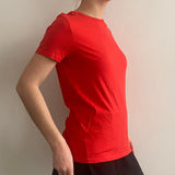Napapijri T-Shirt - XS Red Cotton