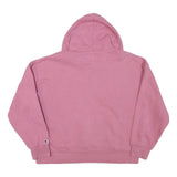CHAMPION Womens Pink Pullover Hoodie M Casual Cotton Blend Sweatshirt