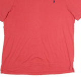 POLO RALPH LAUREN Mens Red Short Sleeve Polo Shirt XL Classic Cotton