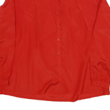 COUNTRY SOPHISTICATES Womens Red Tie Neck Long Sleeve Shirt M Classic Elegant