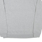 LEE Mens Grey Cotton Blend Crew Neck Sweatshirt M Casual Logo Pullover