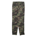 WONDER NATION Boys Cotton Blend Slim Camouflage Trousers W28 L30 Drawstring