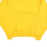 THE COTTON EXCHANGE Mens Yellow Crew Neck L Pullover Sweatshirt Neugua Print