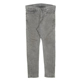 LEVI'S 510 Mens Jeans Grey Slim Skinny Denim Medium W34 L30 Classic Cotton Blend