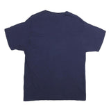 RUSSELL ATHLETIC Mens Blue Nevada Wolf Pack Graphic T-Shirt L Short Sleeve Crew