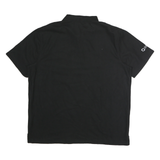 CARHARTT Mens Black Polo Shirt XL Classic Cotton Short Sleeve Sitelink Logo