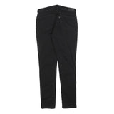 LEVI'S Womens Slim Black Denim Cotton Blend Zip Jeans W30 L32 Stylish Comfort