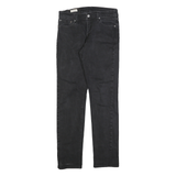 LEVI'S 511 Slim Mens Jeans Black Slim Skinny Denim Medium W30 L32 Zip