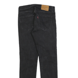LEVI'S 511 Slim Mens Jeans Black Slim Skinny Denim Medium W30 L32 Zip