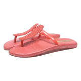 MELISSA Womens Pink Synthetic Flat Sandals UK 5 Summer Beach Flip Flop Shoes