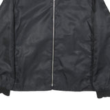 LEVI'S Mens Black Bomber Jacket M Polyamide Plain Zip Closure Casual Fashion