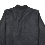 LEVI'S Mens Black Bomber Jacket M Polyamide Plain Zip Closure Casual Fashion