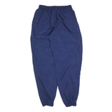 NIKE Mens Joggers Blue XL W32 L32 Polyester Blend Regular Fit Tapered Leg