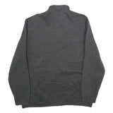 CALVIN KLEIN Mens Grey Cotton Zip Jacket XL Knit Classic Casual Comfortable