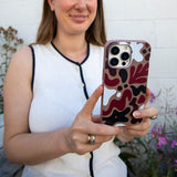 Chocolate Brown Earthy Curves iPhone Air Case