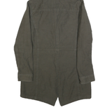 LEVI'S Womens Green Cotton Blend Utility Jacket S Hooded Zip Casual Lightweight