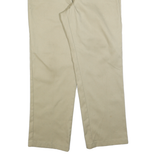 DICKIES Mens Cotton Blend Beige Regular Fit Straight Leg Trousers W36 L34