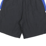 ADIDAS Mens Black & Blue Sports Shorts M W28 Polyester Athletic
