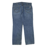 CARHARTT Mens Jeans Blue Regular Straight Denim W36 L32 Workwear Zip Closure
