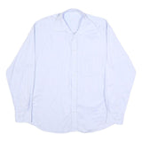 ADIDAS Mens White Cotton Shirt L Classic Button Down Long Sleeve Casual