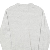TOMMY HILFIGER Mens Grey Sweatshirt Crew Neck M Cotton Blend Pullover Casual