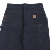 CARHARTT Mens Shorts Blue Casual M W32 Workwear Utility Pockets Durable Cotton