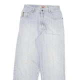 JEAN POINT Mens Regular Fit Blue Straight Denim W29 L28 Cotton Blend Zip Jeans