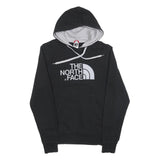 THE NORTH FACE Mens Black Hoodie XS Cotton Blend Pullover Logo Sweatshirt