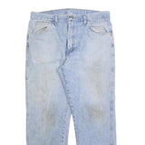 CARHARTT Mens Regular Fit Light Blue Denim Jeans W36 L30 Zip Cotton Blend