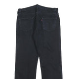 LEVI'S 501 Mens Jeans Black Regular Straight Denim Medium W36 L34 Classic Button