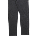 LEVI'S 502 Mens Black Regular Denim Dark W30 L27 Zip Jeans Stylish Comfort
