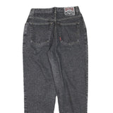 BIG STAR Womens Jeans Black Relaxed Straight Denim Medium W26 L28 Vintage Casual