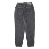 BIG STAR Womens Jeans Black Relaxed Straight Denim Medium W26 L28 Vintage Casual