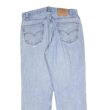 LEVI'S 505 Mens Jeans Blue Regular Straight Denim Light W36 L30 Classic Fit Zip