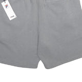 FILA Mens Grey Casual Shorts L W34 Cotton Blend Drawstring Logo