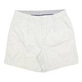 NAUTICA Mens White Casual Shorts L W36 Cotton Blend Comfortable Classic Fit