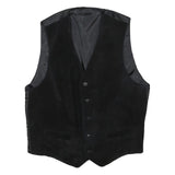 Womens Black Button Closure Classic Jacket S Polyester Blend Plain Stylish