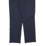 NAUTICA Mens Cotton Blend Navy Regular Fit Straight Leg Trousers W34 L32 Casual