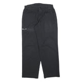 RED KAP Mens Cotton Blend Black Relaxed Straight Trousers W31 L28 Workwear Zip