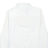 TOMMY HILFIGER Mens White S Cotton Blend Shirt Button Down Pocket